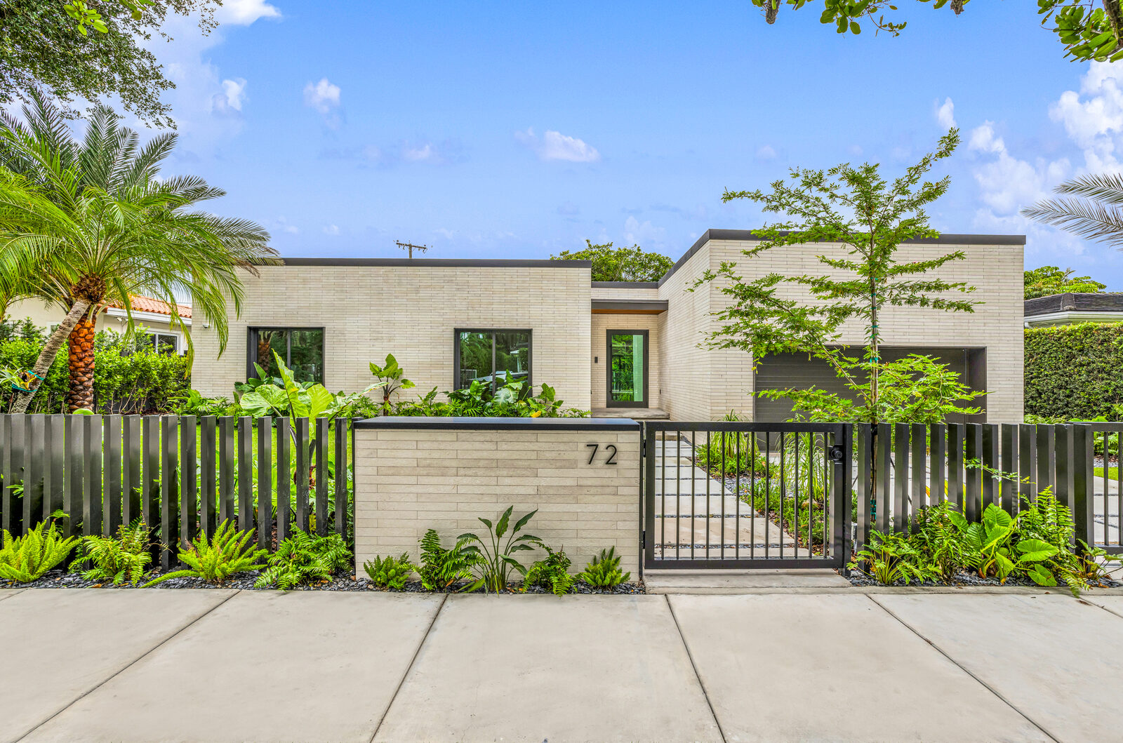 72 — completed street elevation photograph