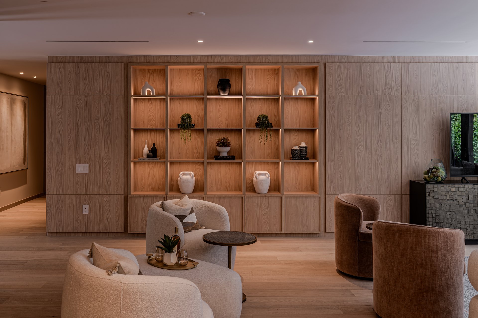 72 — lounge shelving
