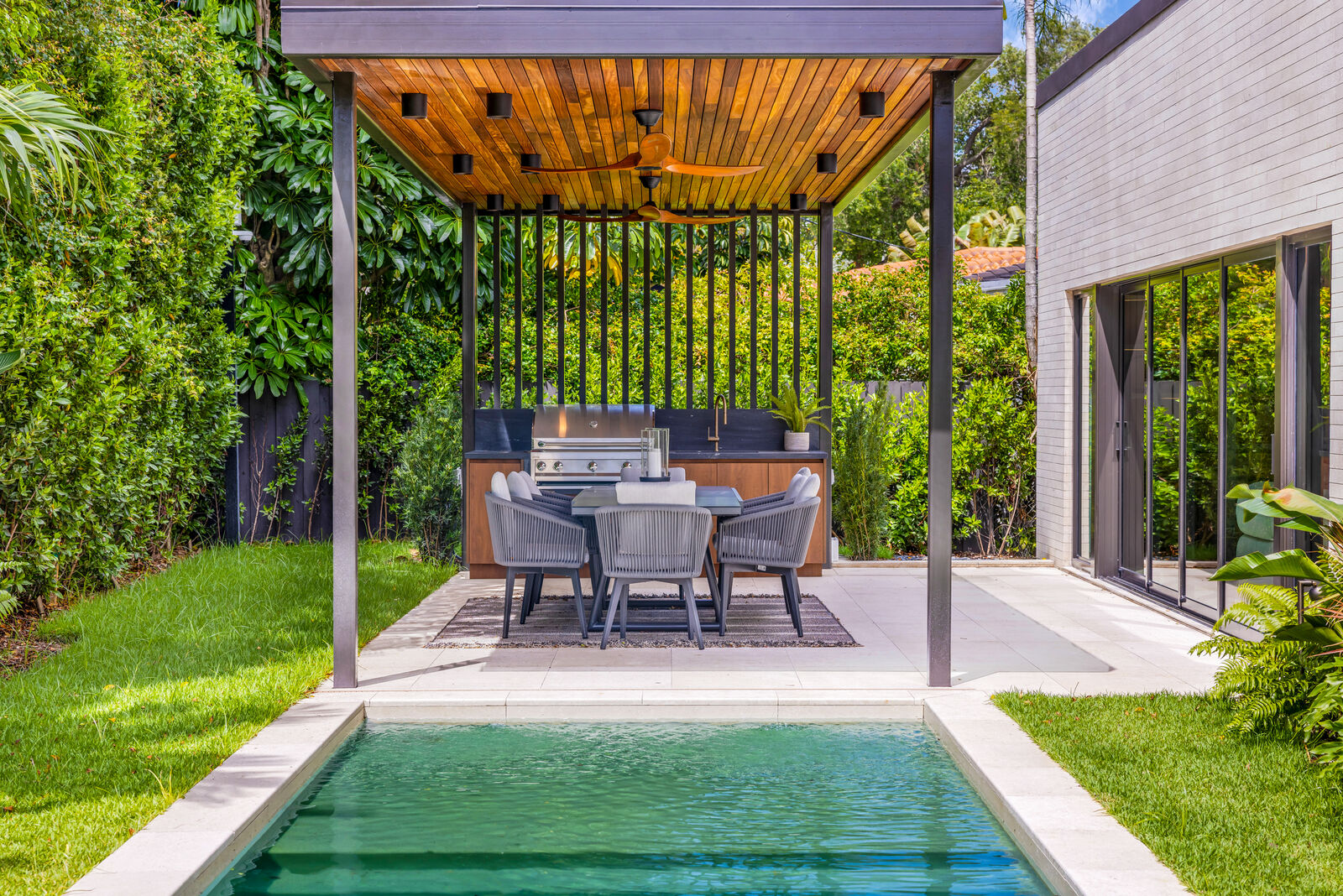 72 — pool pergola and outdoor dining