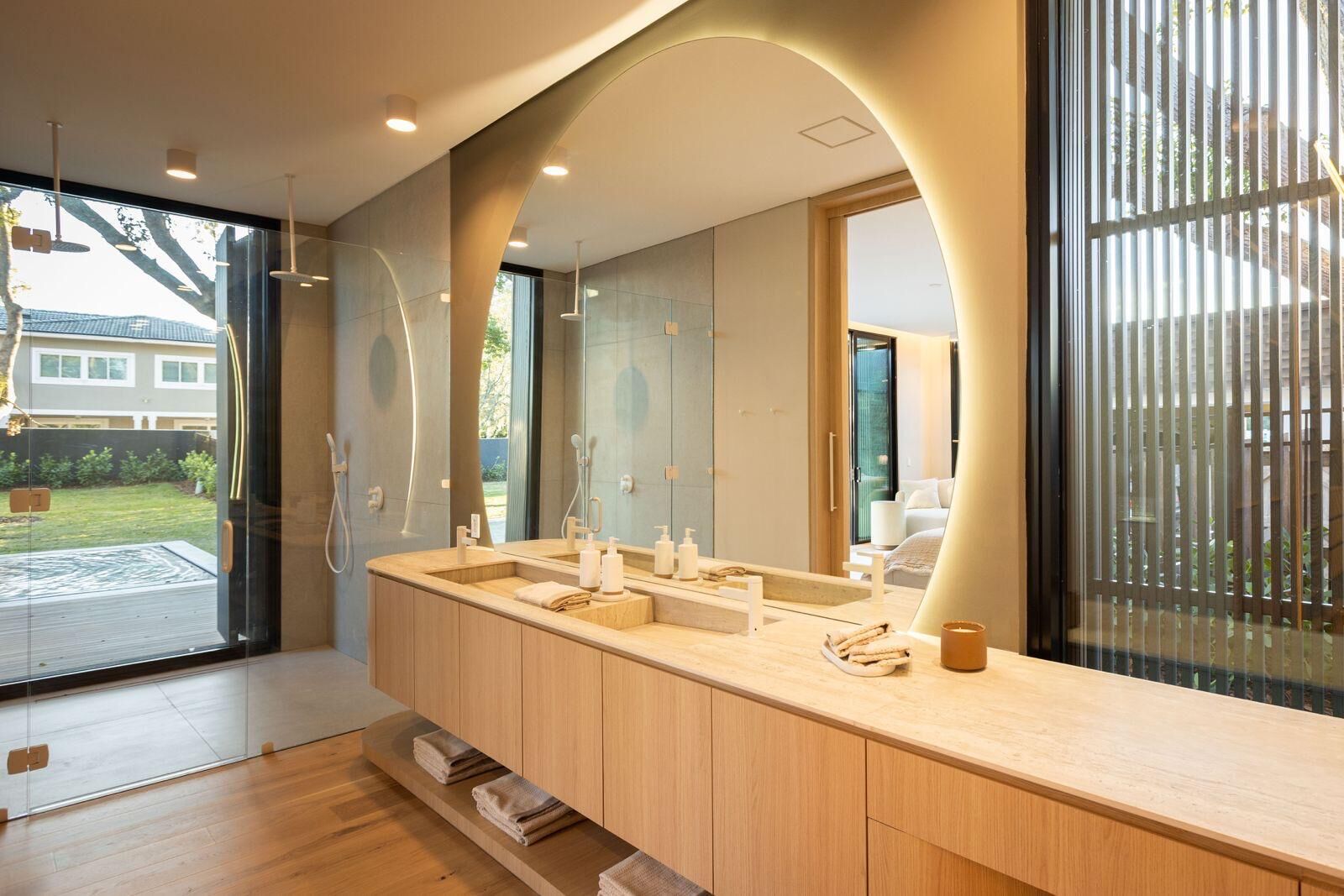 Dragon Millwork — installed vanity, Easterling