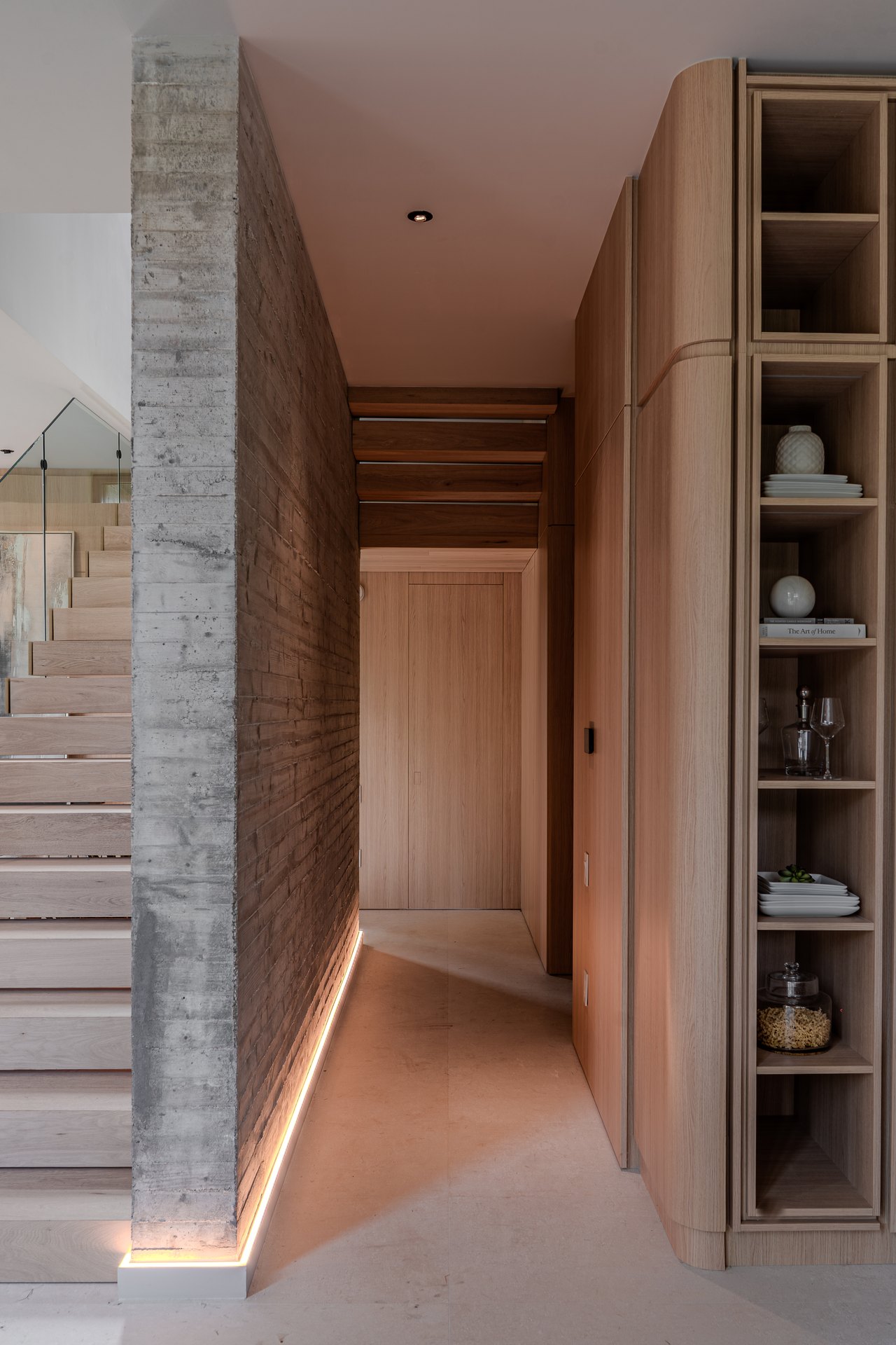 Jefferson — hallway shelving