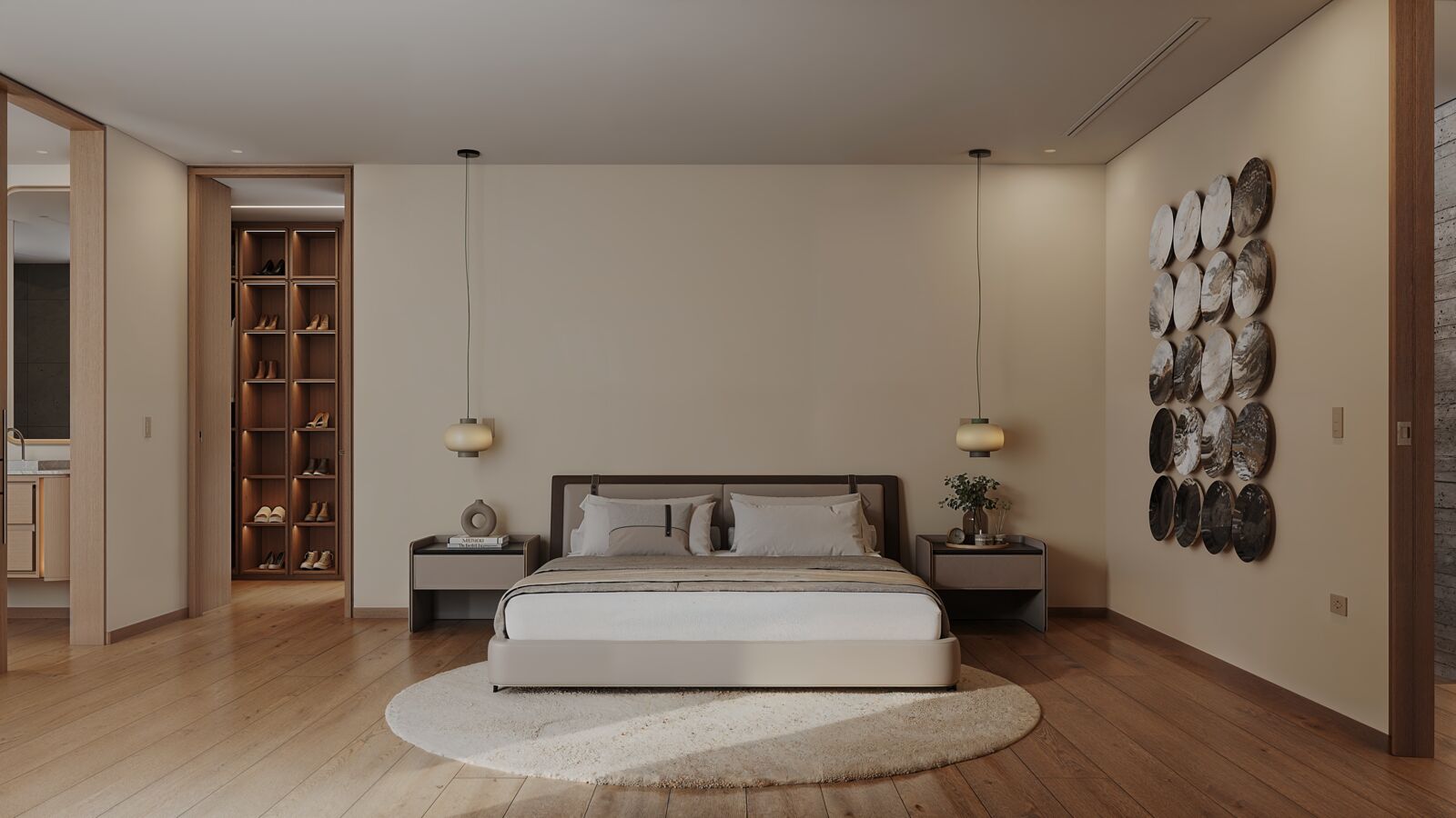Visualization — Jefferson House living and kitchen