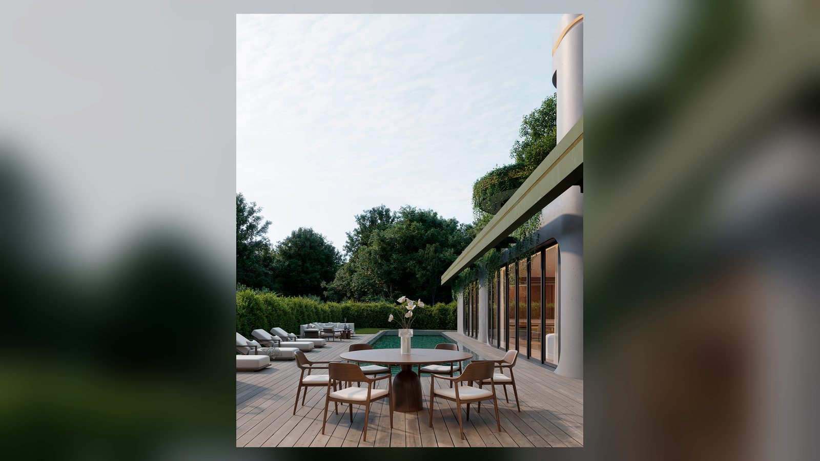 Astro Station — landscape, patio and pool