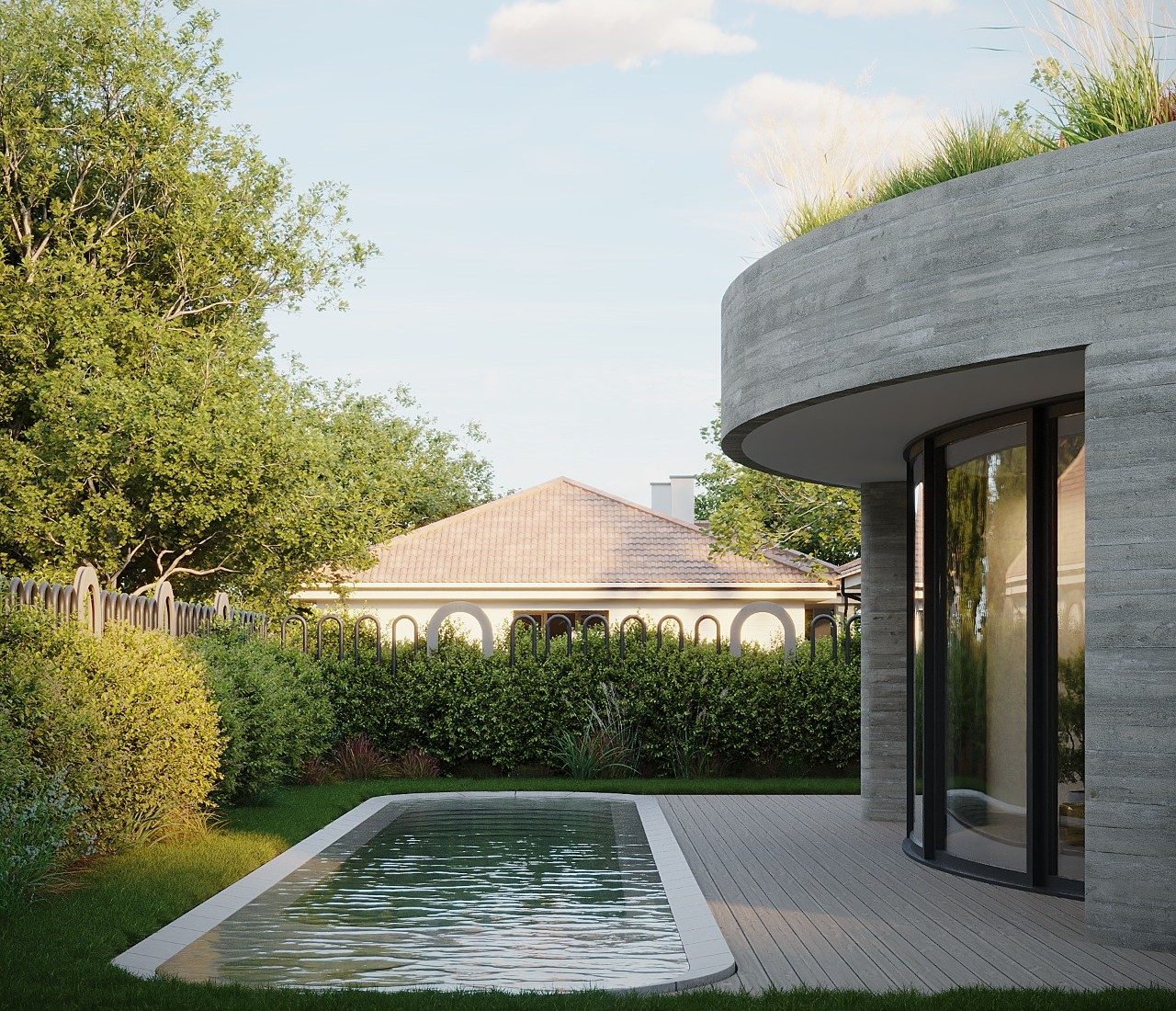 211 — landscape, patio & pool