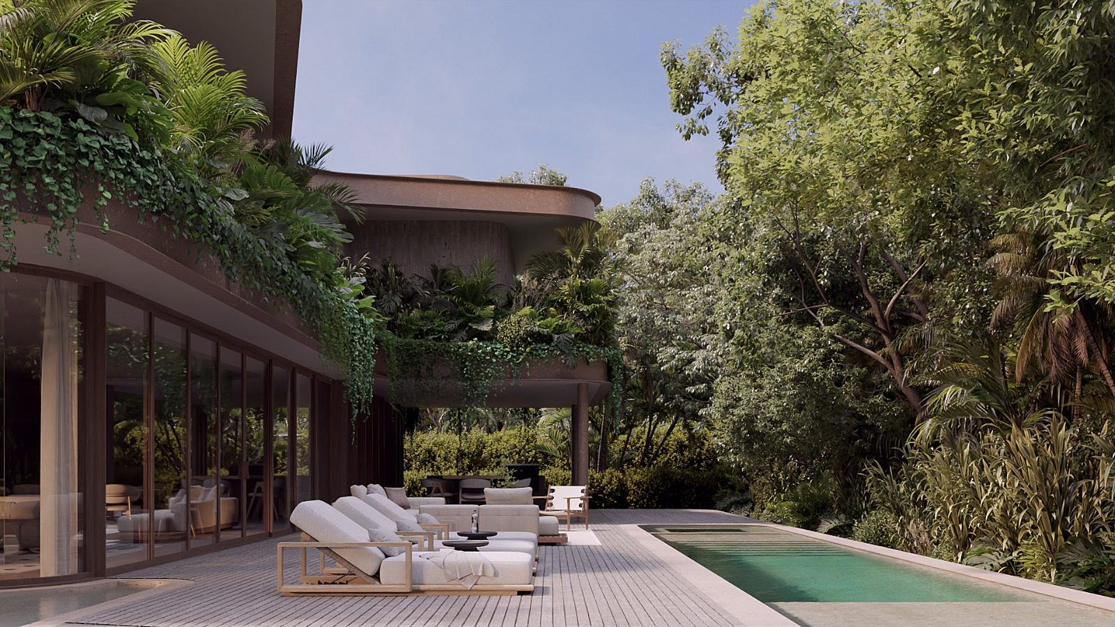 233 — landscape, patio & pool