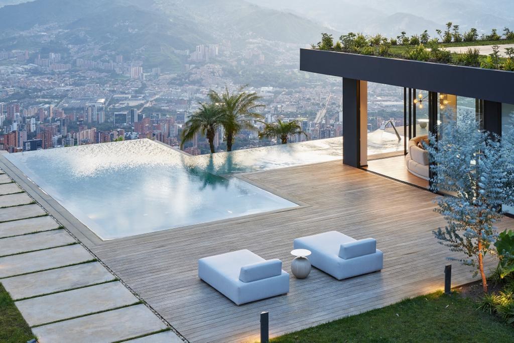 36 — infinity-edge pool and pavilion above the valley