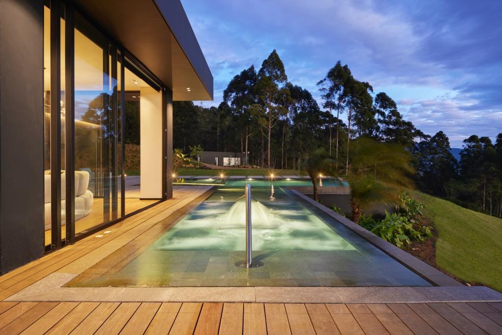 36 — completed residence, photographed on site