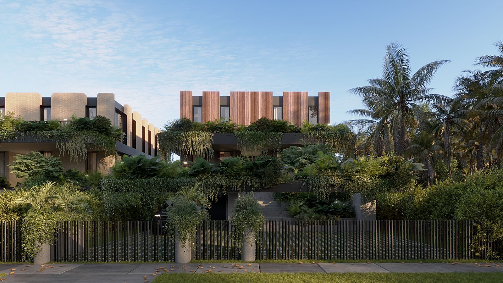 Buddha — landscape, patio & pool
