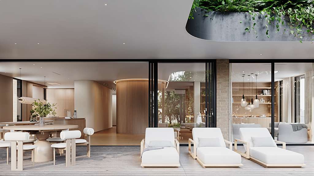 Buddha — landscape, patio & pool