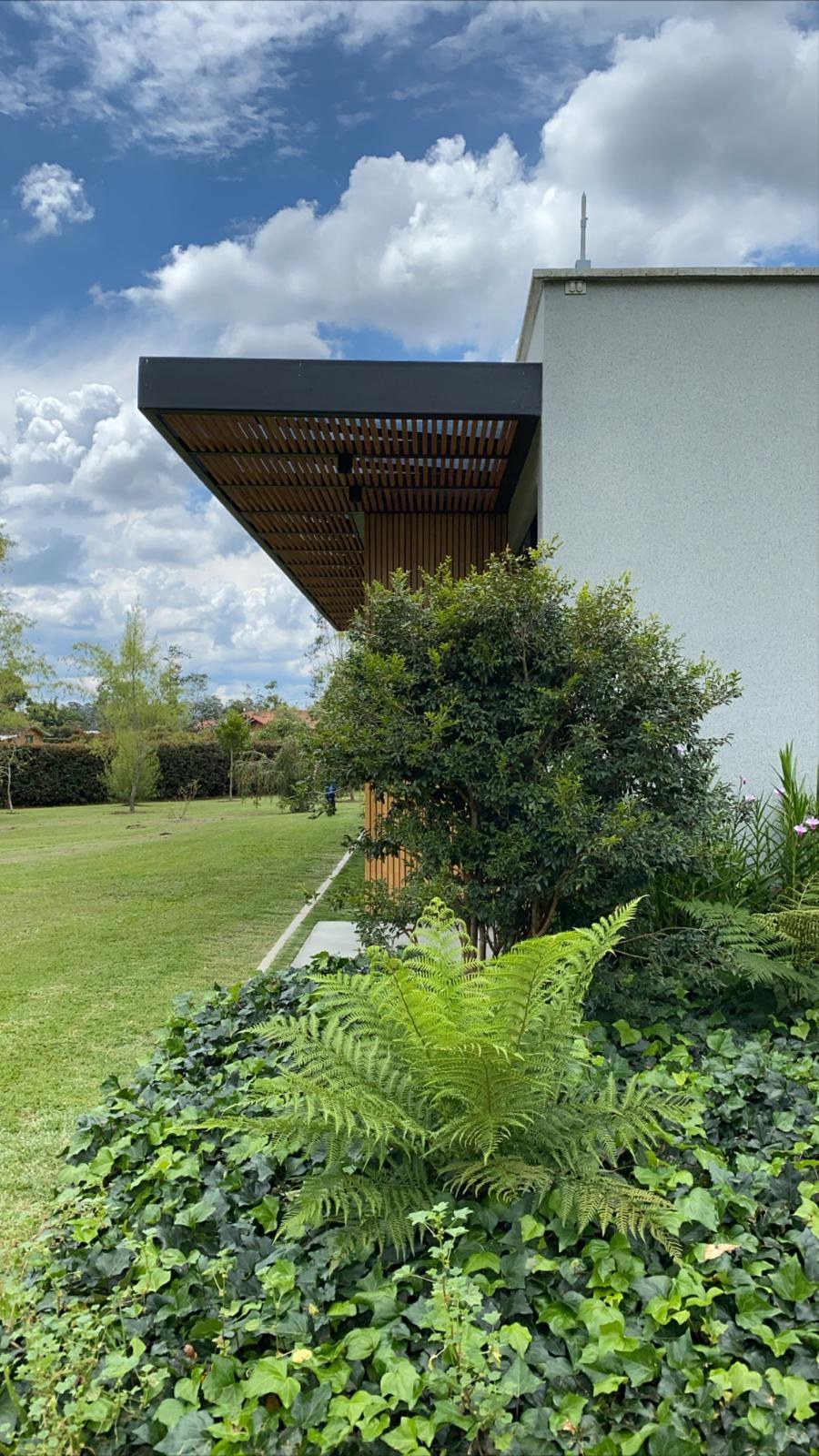 CAB — completed residence, photographed on site