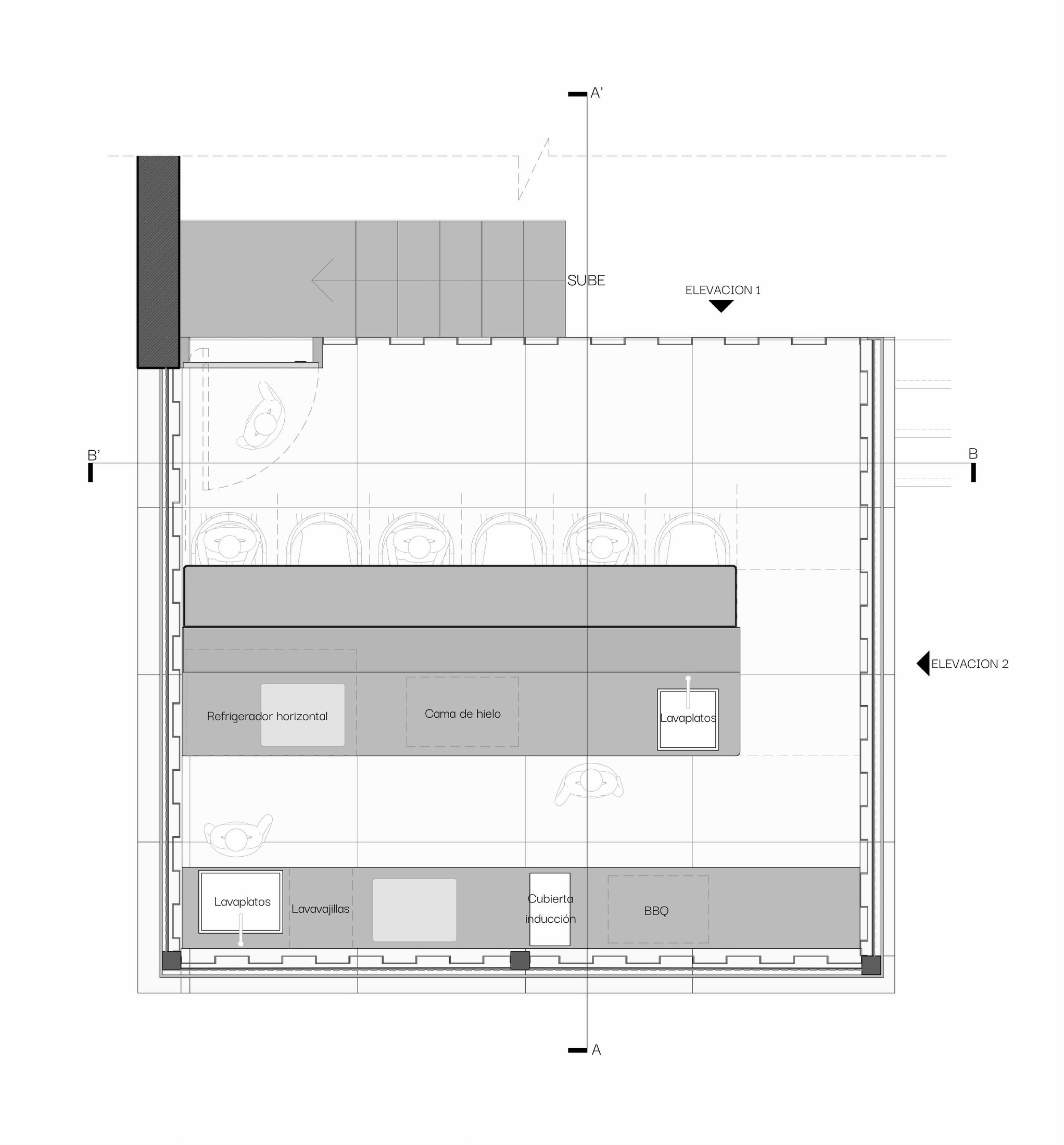Omakase / El Cielo — Floor Plan