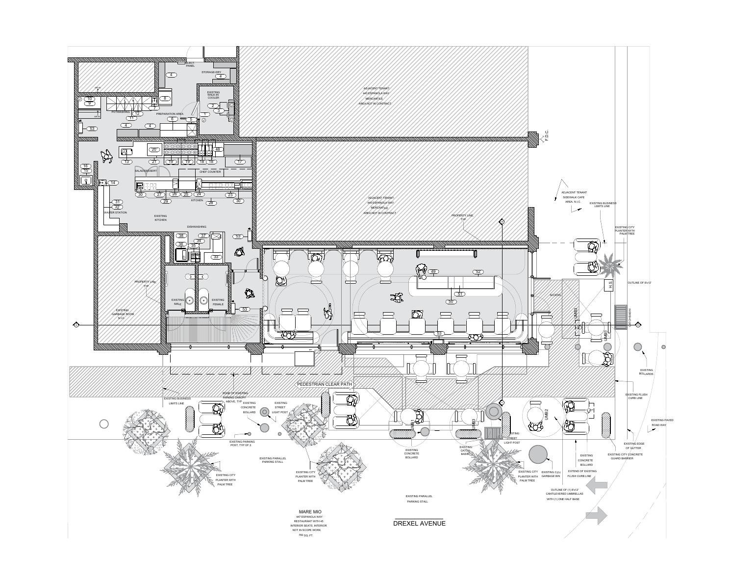 Española Way — Floor Plan