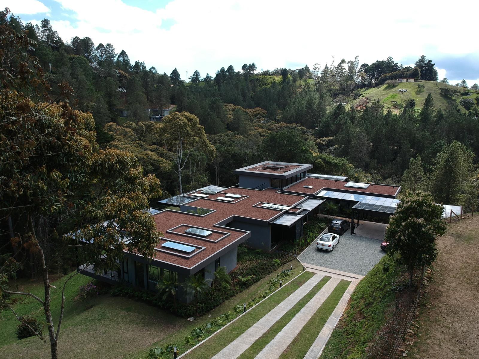 JL — completed residence, photographed on site