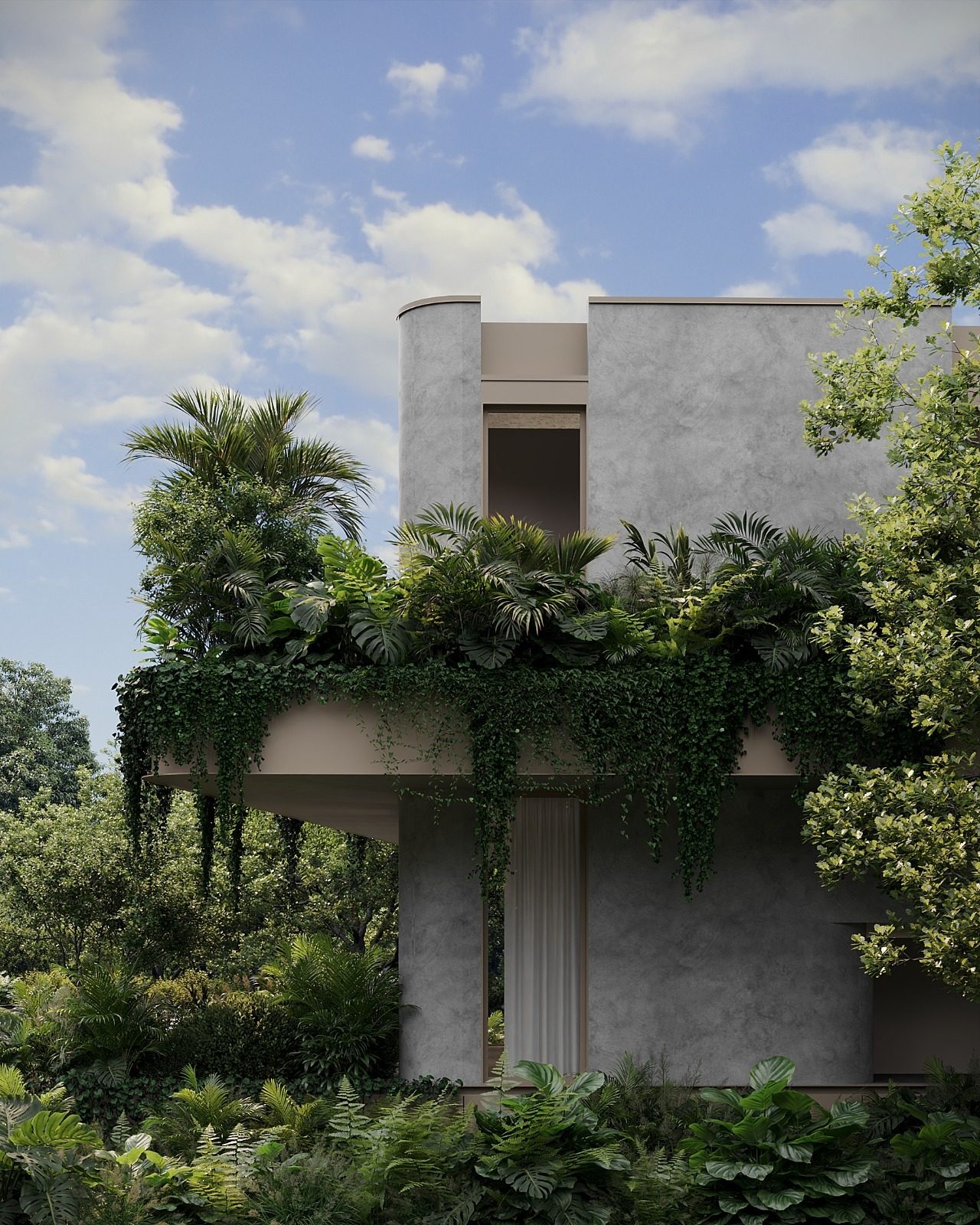 Nautilus — landscape, patio & pool
