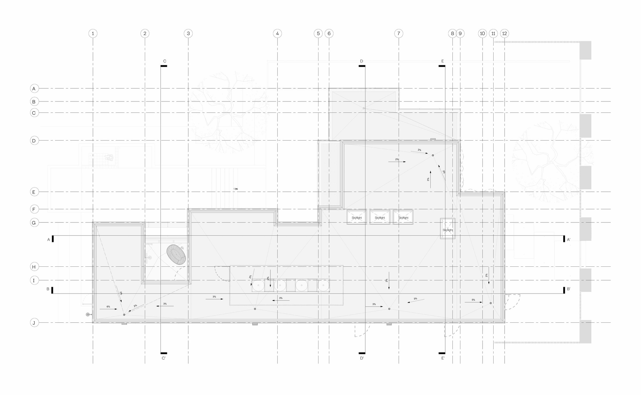 Tigertail Court — Roof Plan
