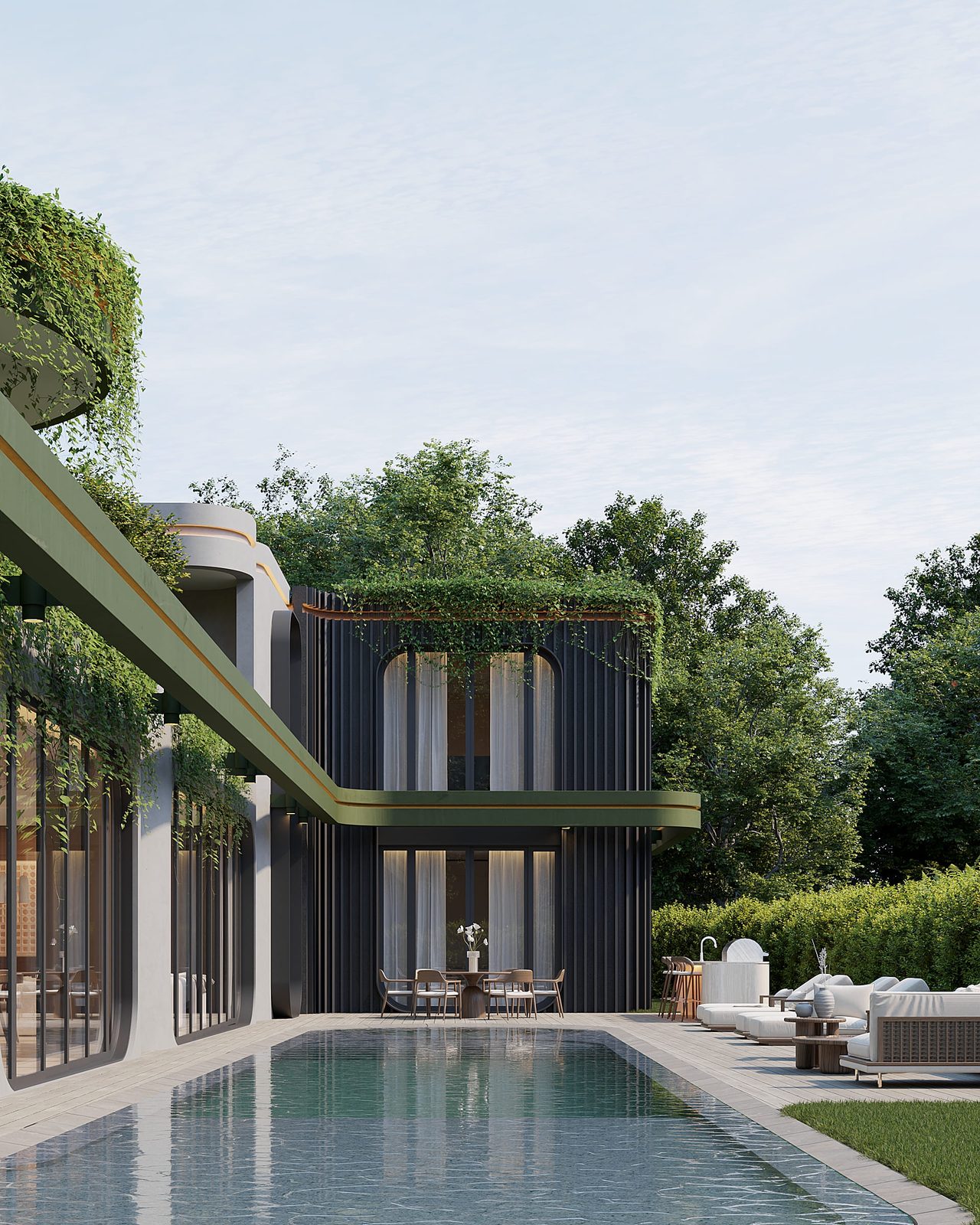 Tigertail — landscape, patio & pool